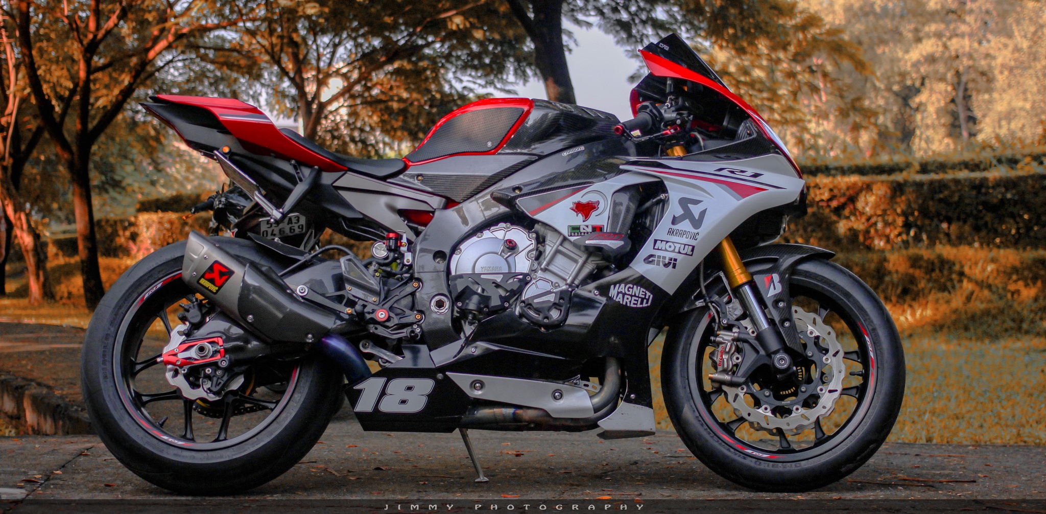 Yamaha R1 do carbon anh 1