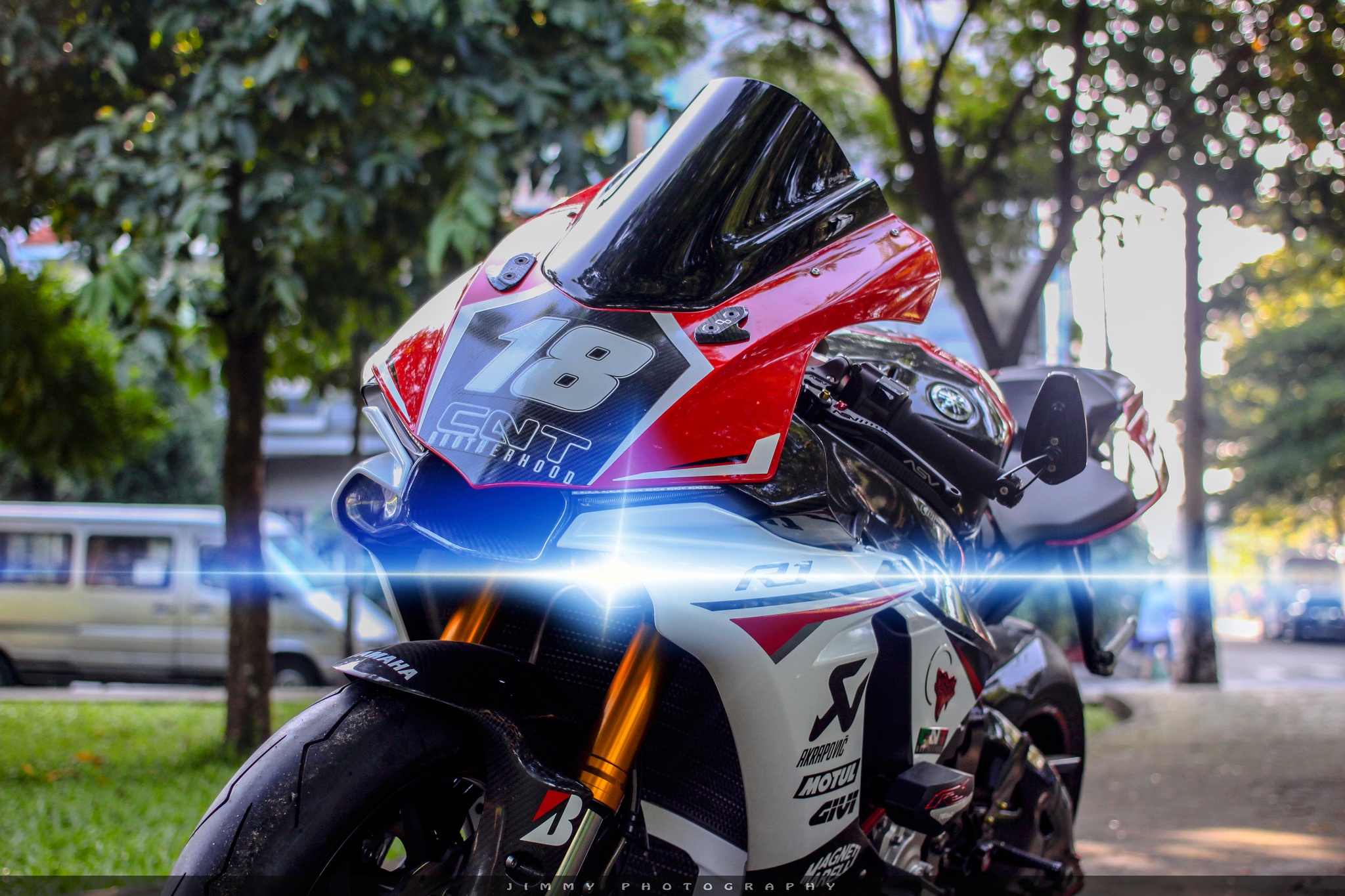 Sieu moto Yamaha R1 do dan ao carbon o Sai Gon hinh anh