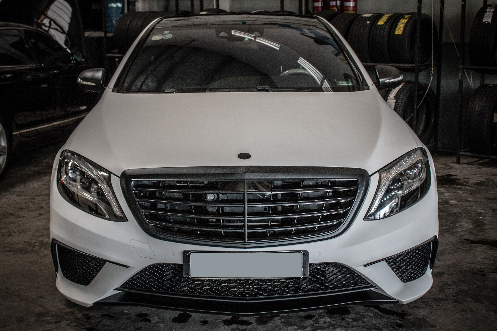 Mercedes S500 do decal o Sai Gon anh 1