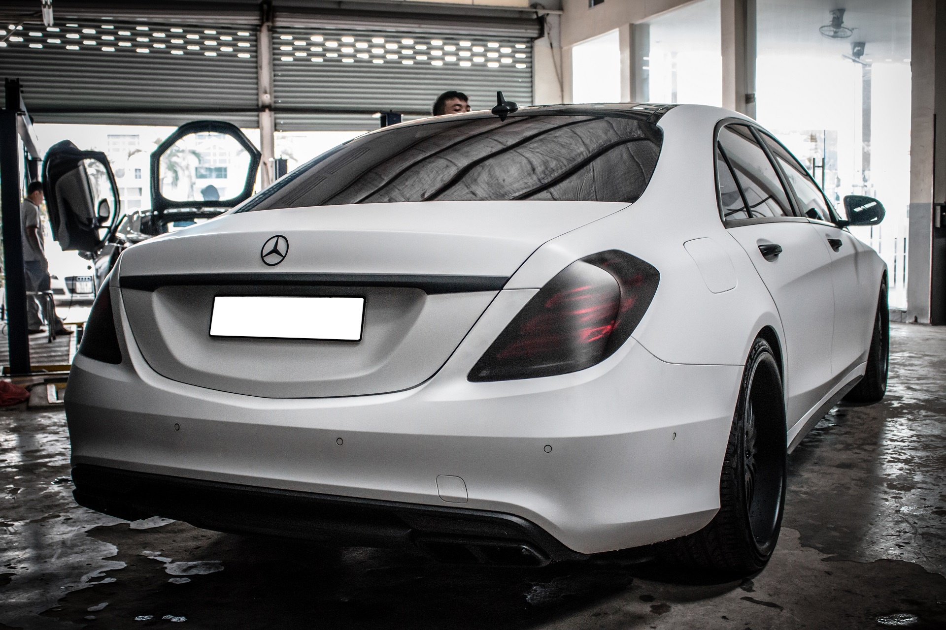 Mercedes S500 do decal o Sai Gon anh 4