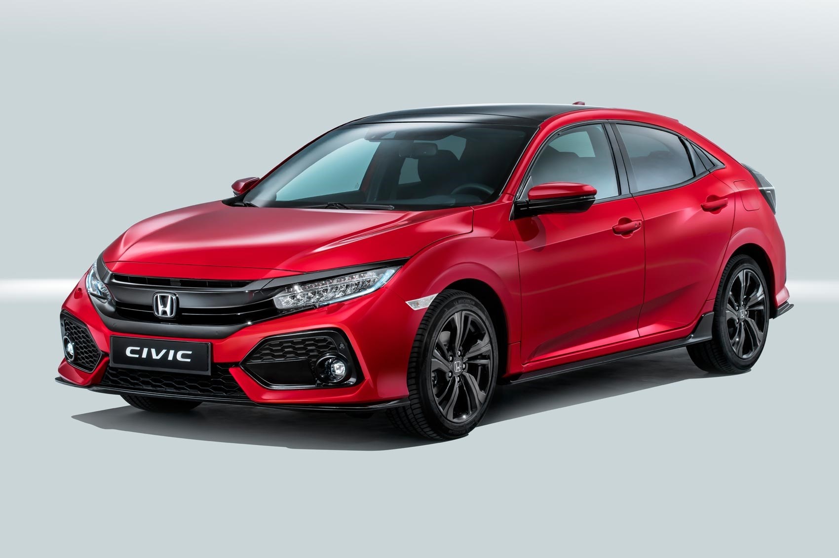 Honda Civic hatchback 2017 lo dien hinh anh