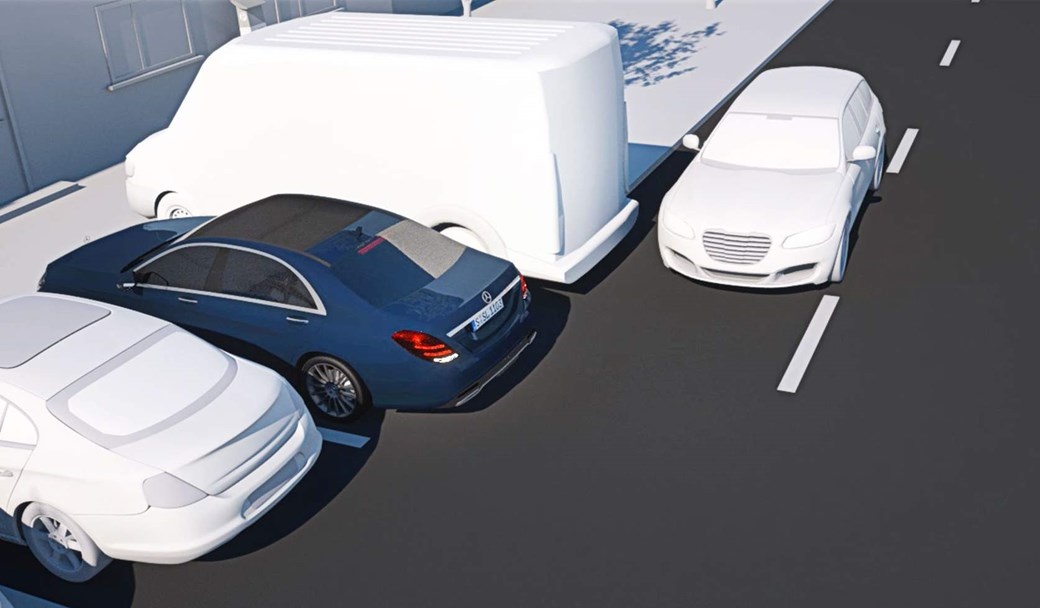 hệ thống tự đỗ Mercedes ảnh 2 he thong tu do Mercedes anh 2