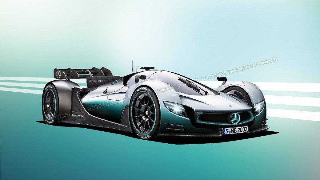 Mercedes sap gioi thieu xe dua F1 chay tren pho hinh anh
