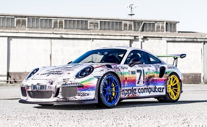 Porsche 911 GT3 RS do theo phong cach may tinh Apple hinh anh