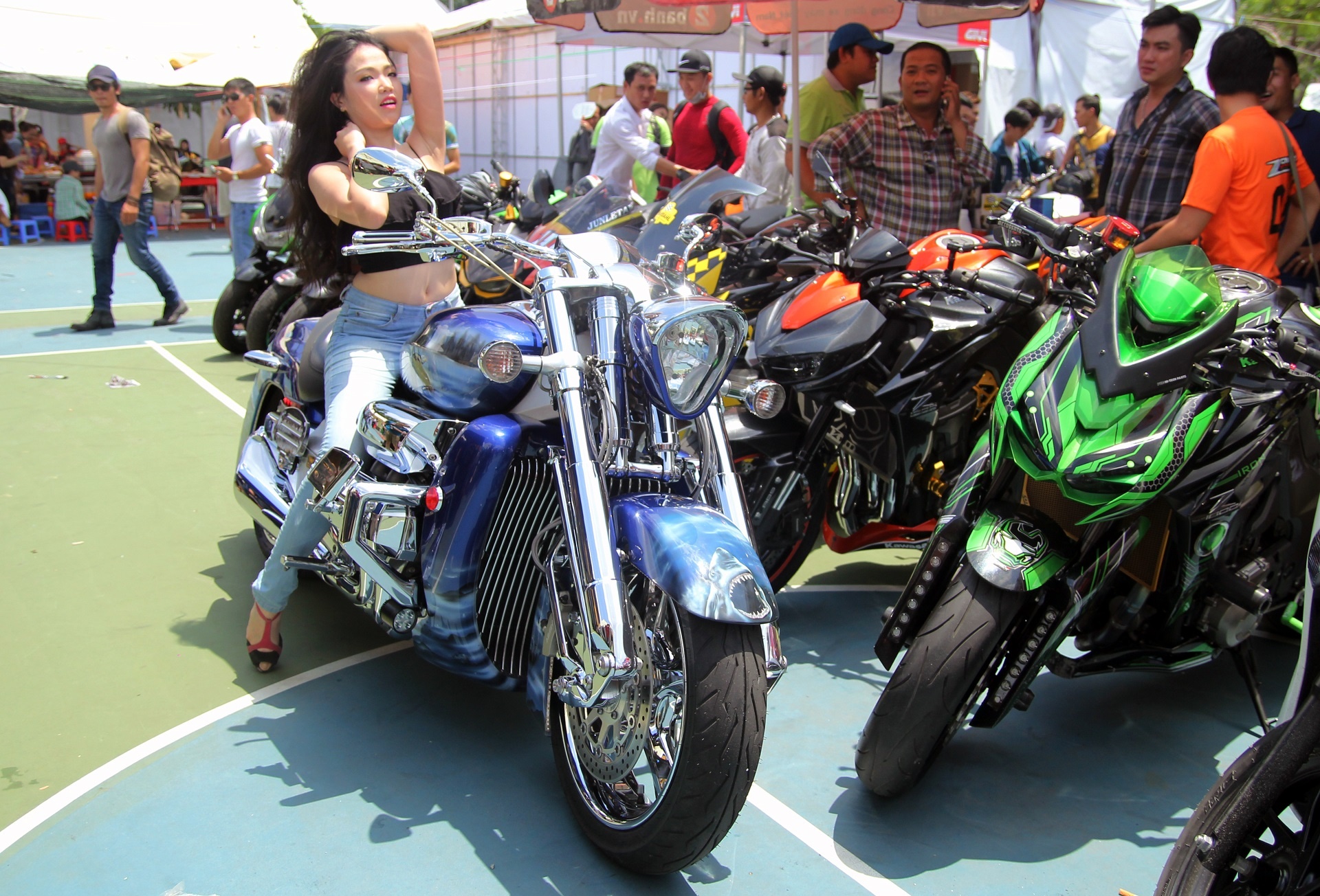 Le hoi moto lon nhat Viet Nam chuan bi khai man hinh anh