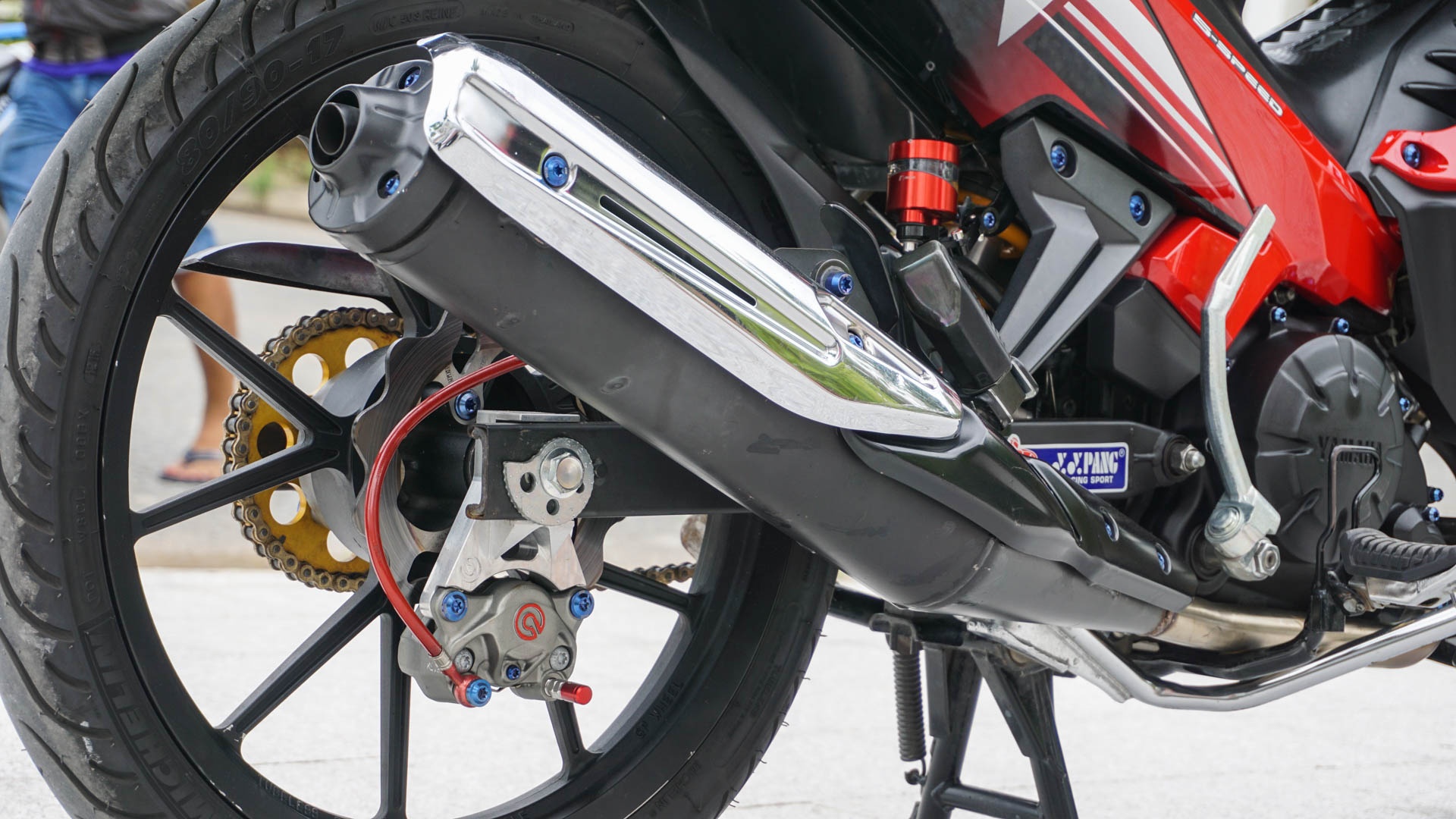 Exciter 135 do cua biker mien Tay anh 16