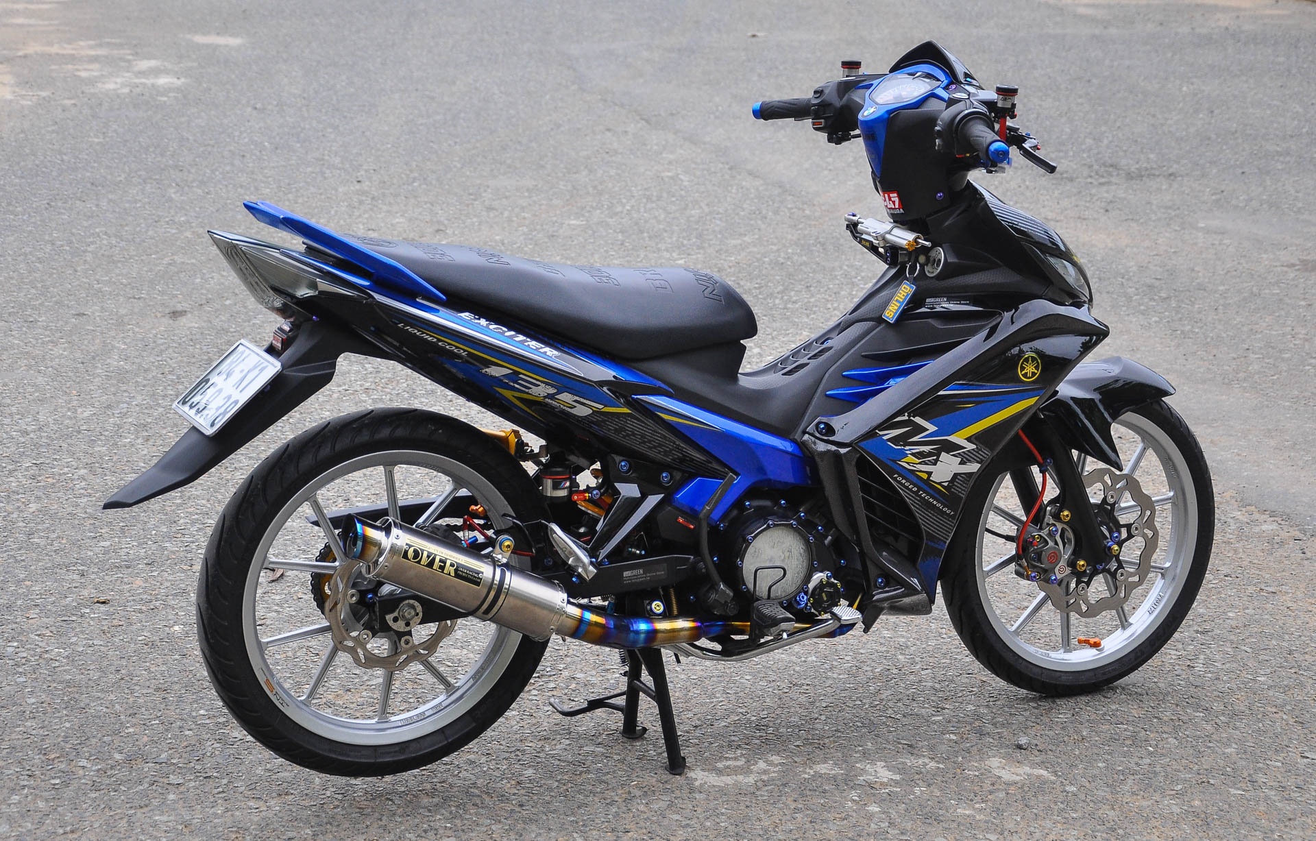 Exciter 135 do cua biker mien Tay anh 2