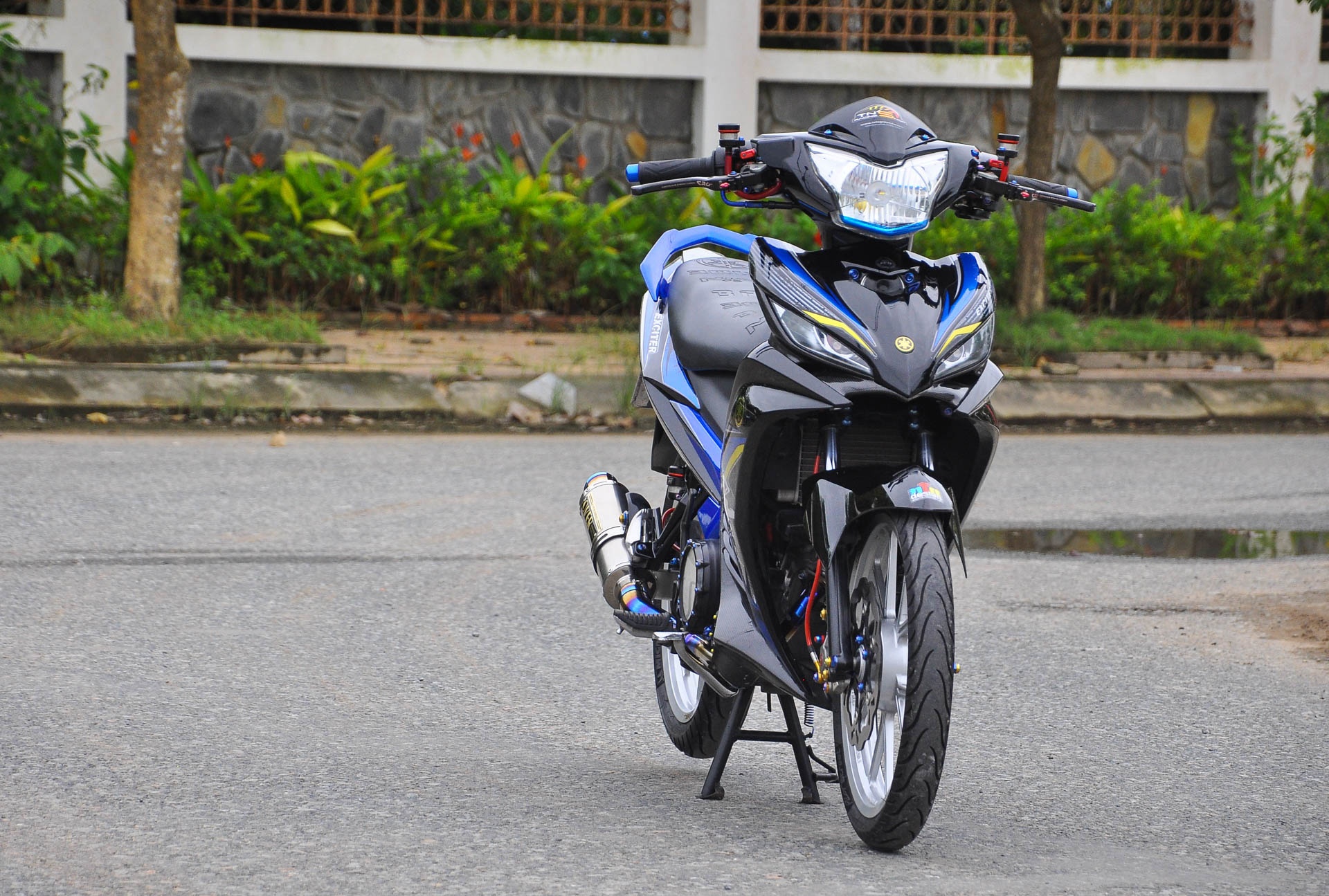 Exciter 135 do cua biker mien Tay anh 4