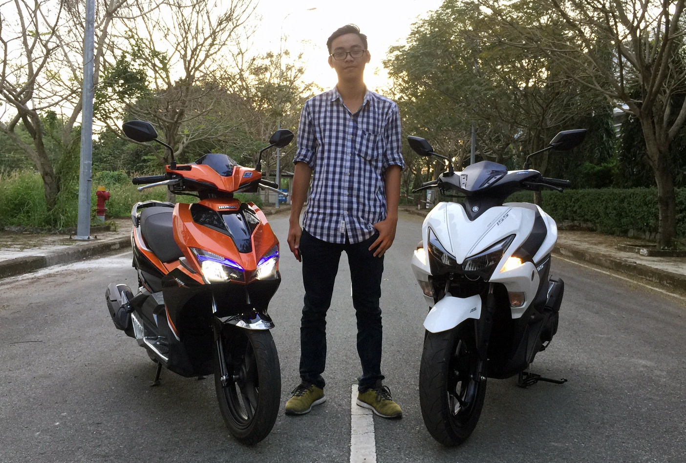 So sanh Yamaha NVX va Honda Air Blade hinh anh