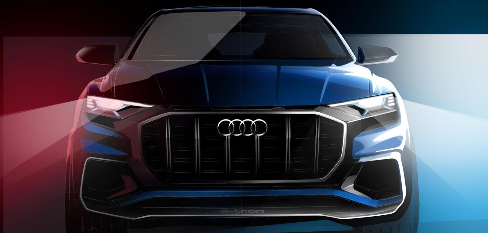 Audi Q8 E-tron lo hinh anh dau tien hinh anh