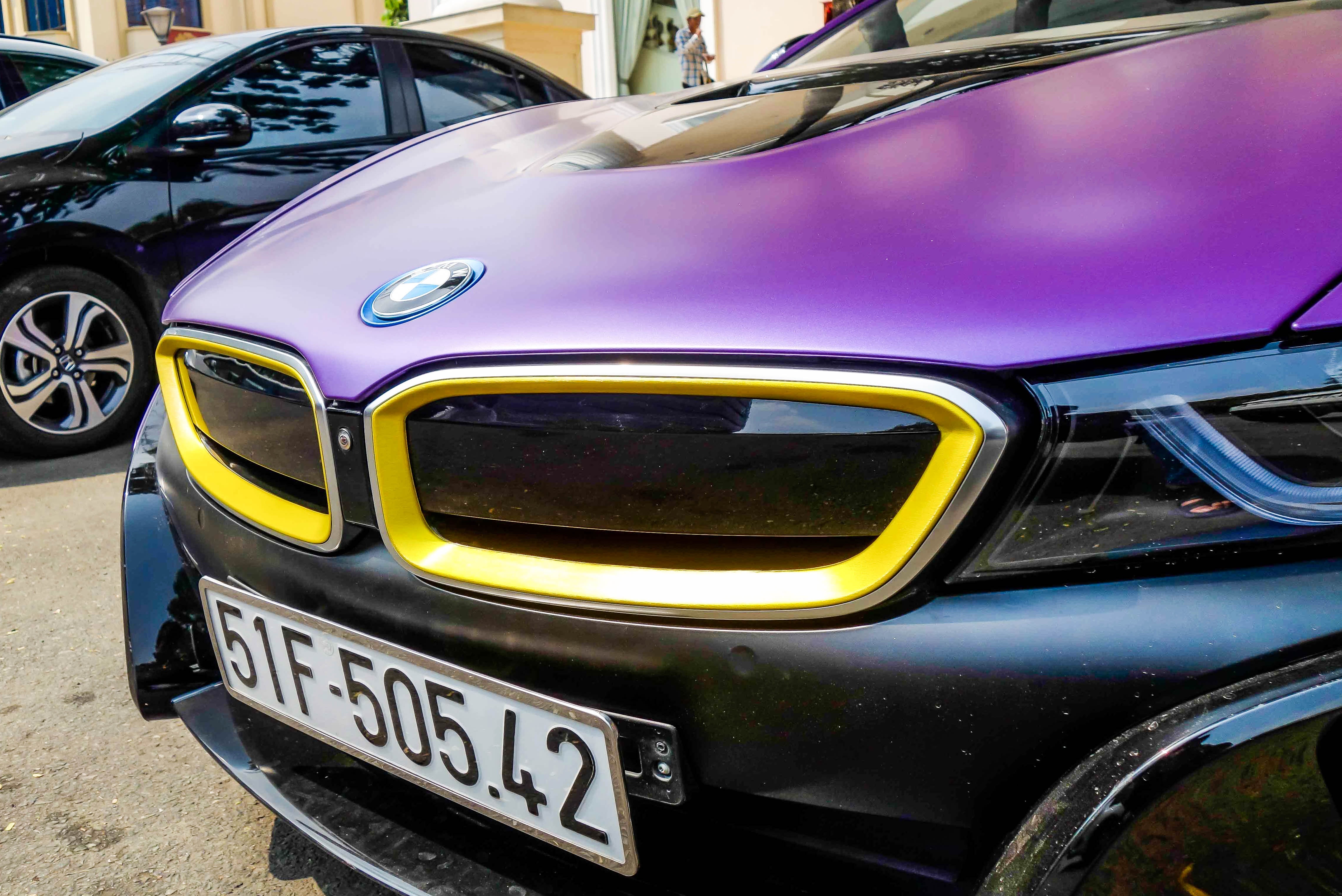 BMW i8 độ decal ảnh 5 BMW i8 do decal anh 5