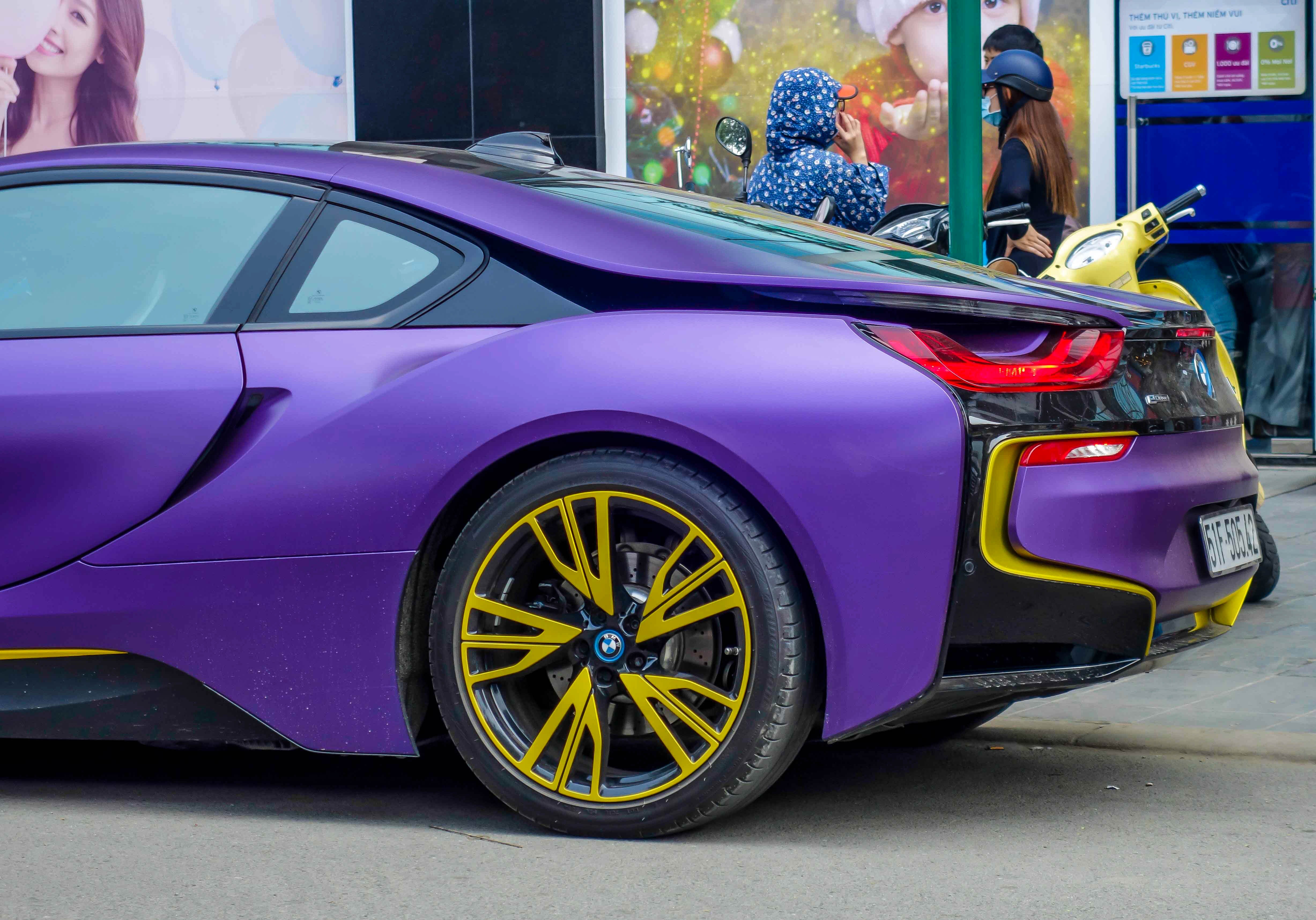 BMW i8 độ decal ảnh 7 BMW i8 do decal anh 7