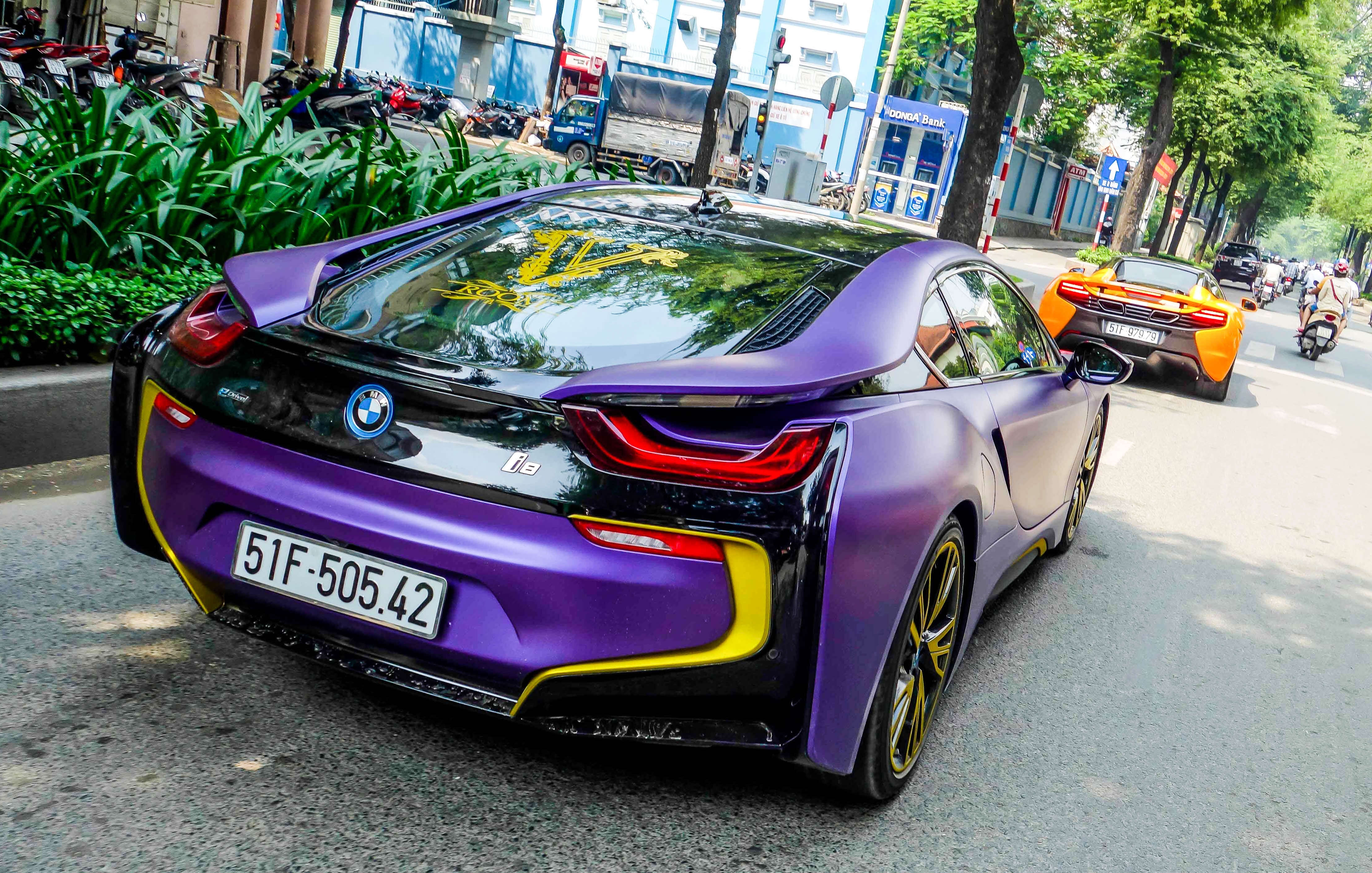 BMW i8 độ decal ảnh 8 BMW i8 do decal anh 8