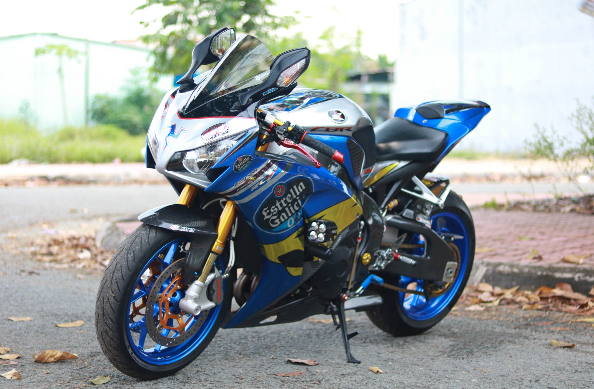 Honda CBR do cua biker Vinh Long anh 1