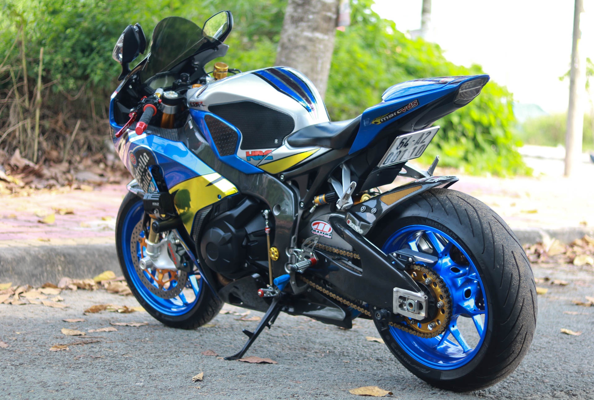 Honda CBR do cua biker Vinh Long anh 3