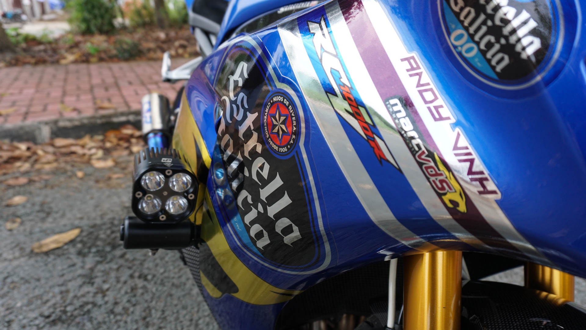 Honda CBR do cua biker Vinh Long anh 9