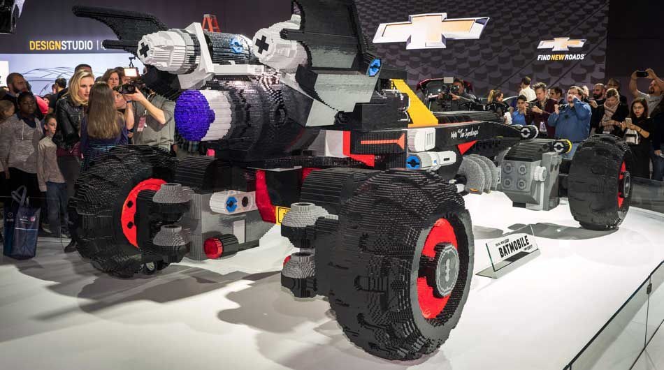 Xe Batmobile Lego tai Detroit Auto Show anh 2