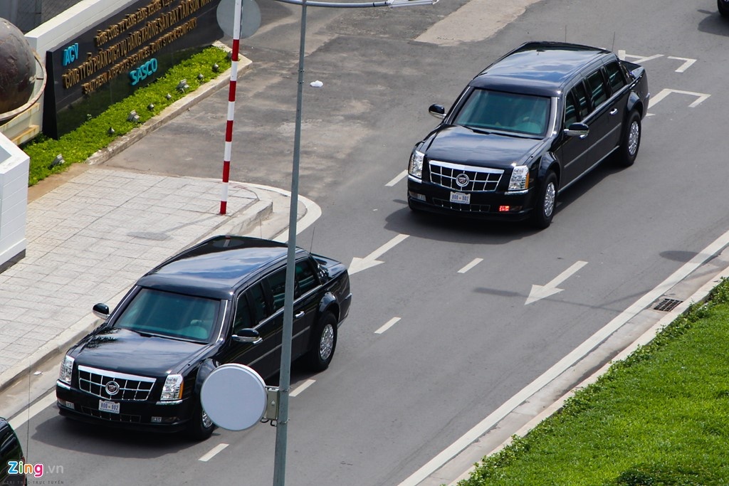 Limousine bọc thép của Tổng thống Donald Trump ảnh 3 Limousine boc thep cua Tong thong Donald Trump anh 3
