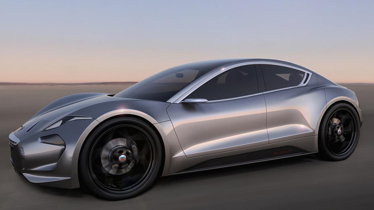 Fisker Emotion thach thuc xe dien gia re Tesla Model 3 hinh anh