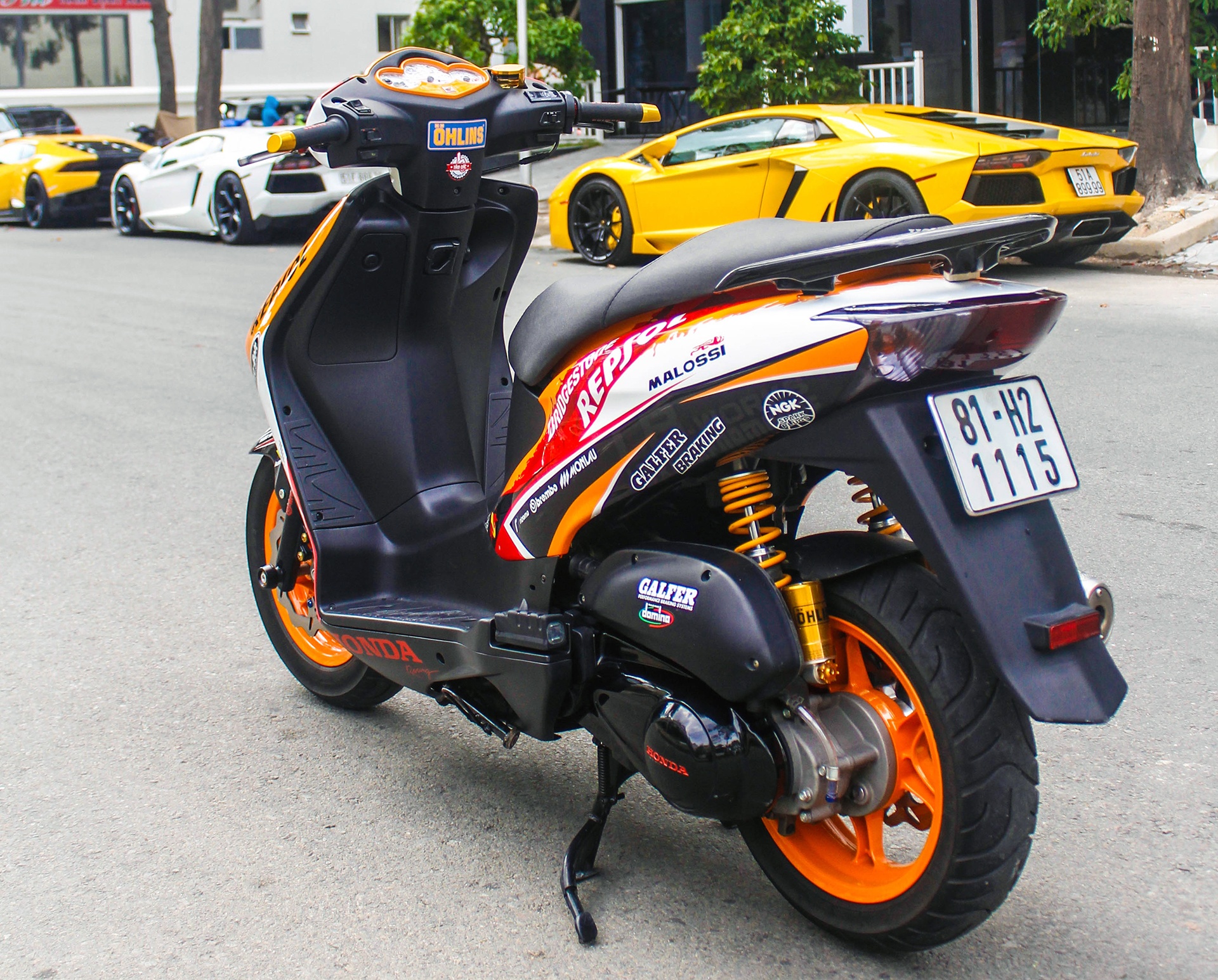 Honda Dylan độ đồ chơi ở Sài Gòn ảnh 2 Honda Dylan do do choi o Sai Gon anh 2