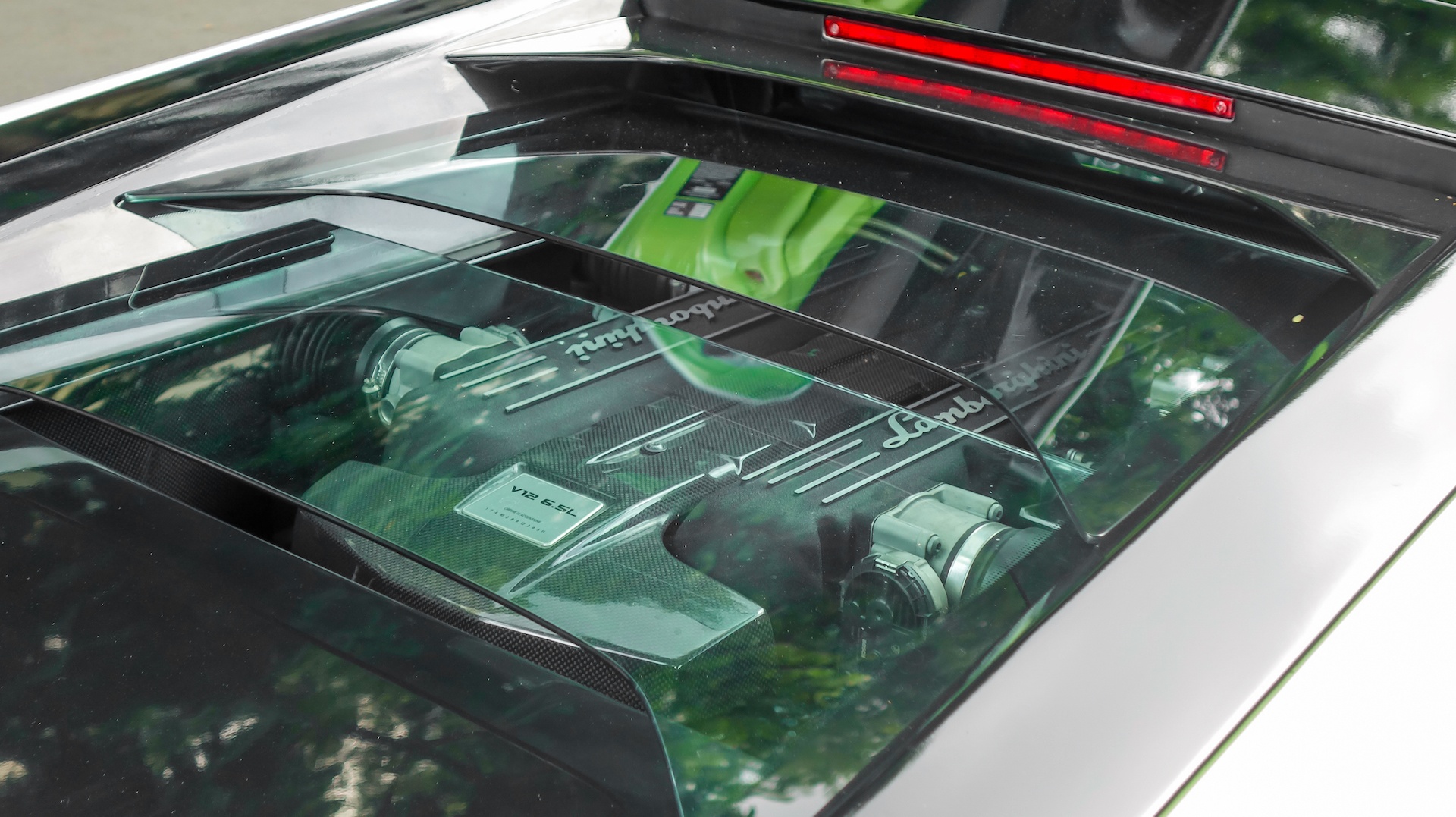 Lamborghini Mucielago LP640 mau xanh com anh 8