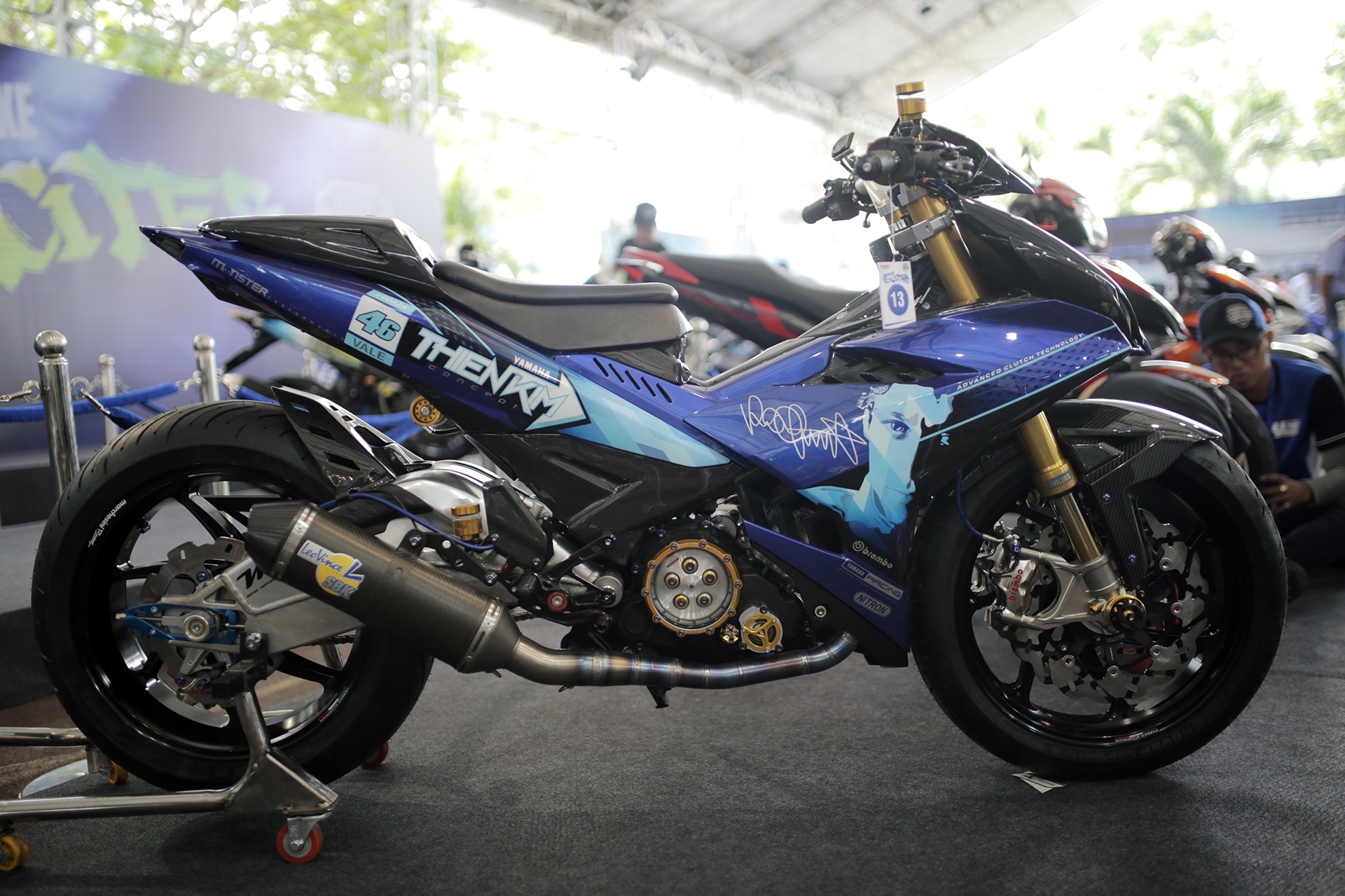 Chi tiet Exciter do dep nhat trong cuoc thi do xe Yamaha hinh anh