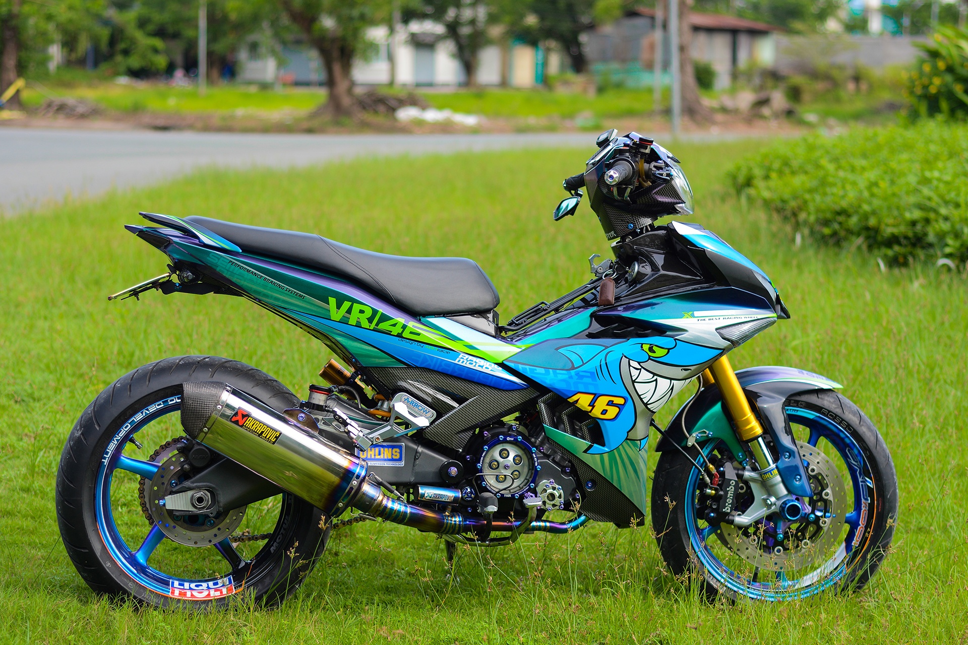 Exciter 150 do phu kien xe 1000 phan khoi o Can Tho hinh anh