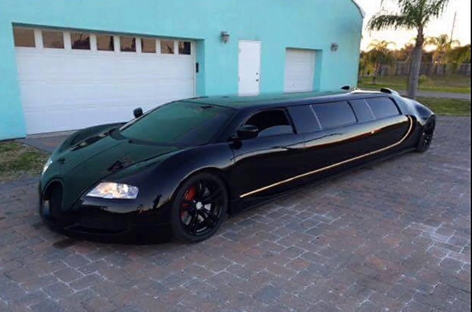 Bugatti Veyron bien thanh xe limousine hinh anh
