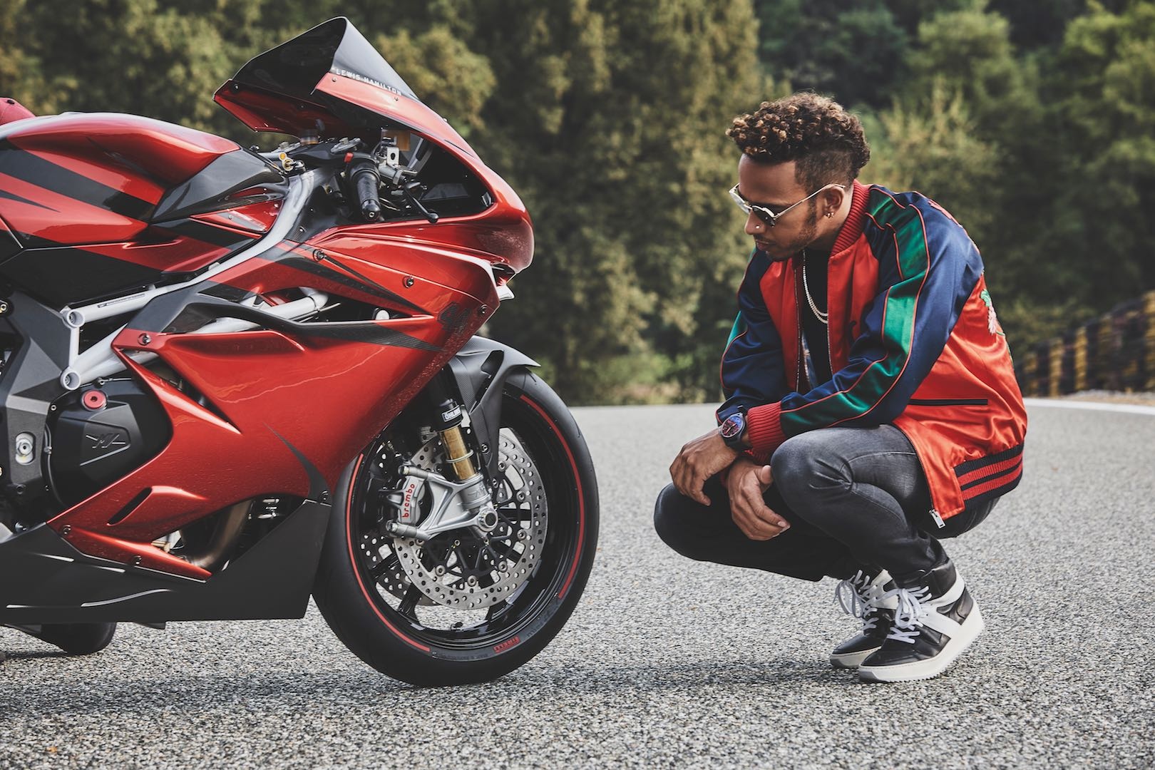 Sieu moto MV Agusta Lewis Hamilton anh 4