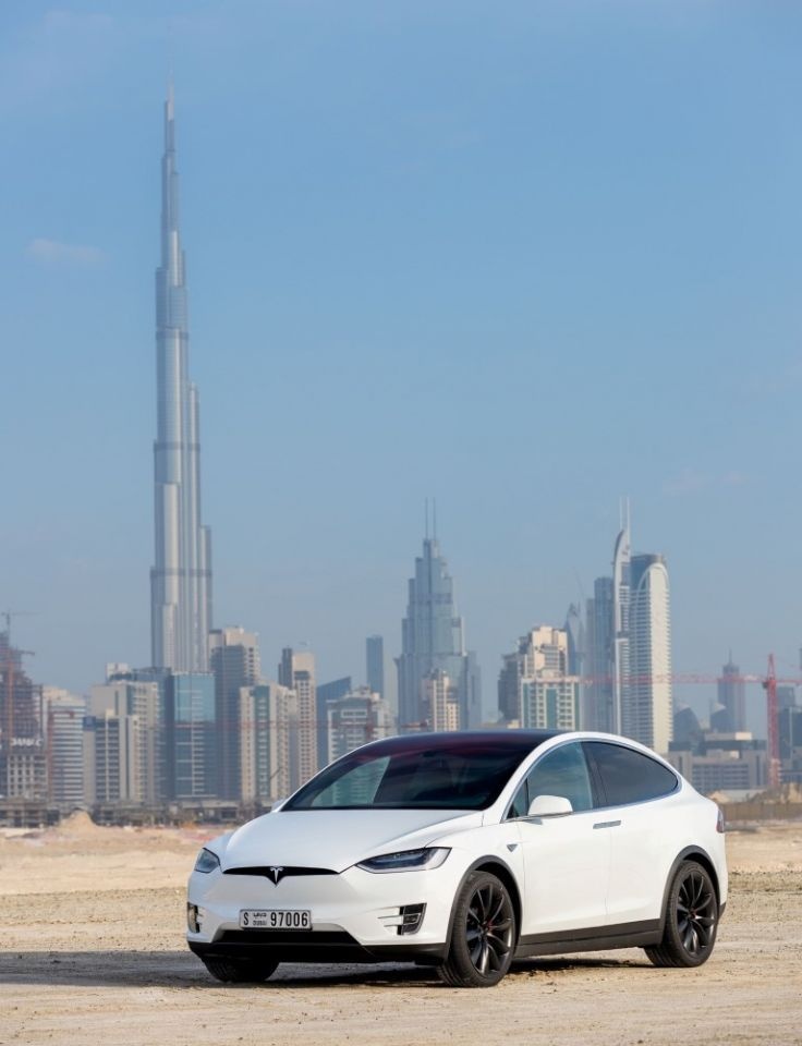 Uber sử dung Tesla Model X ở Dubai ảnh 2 Uber su dung Tesla Model X o Dubai anh 2