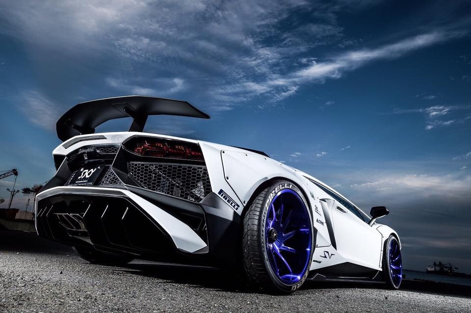 Lamborghini Aventador SV do Liberty Walk anh 2