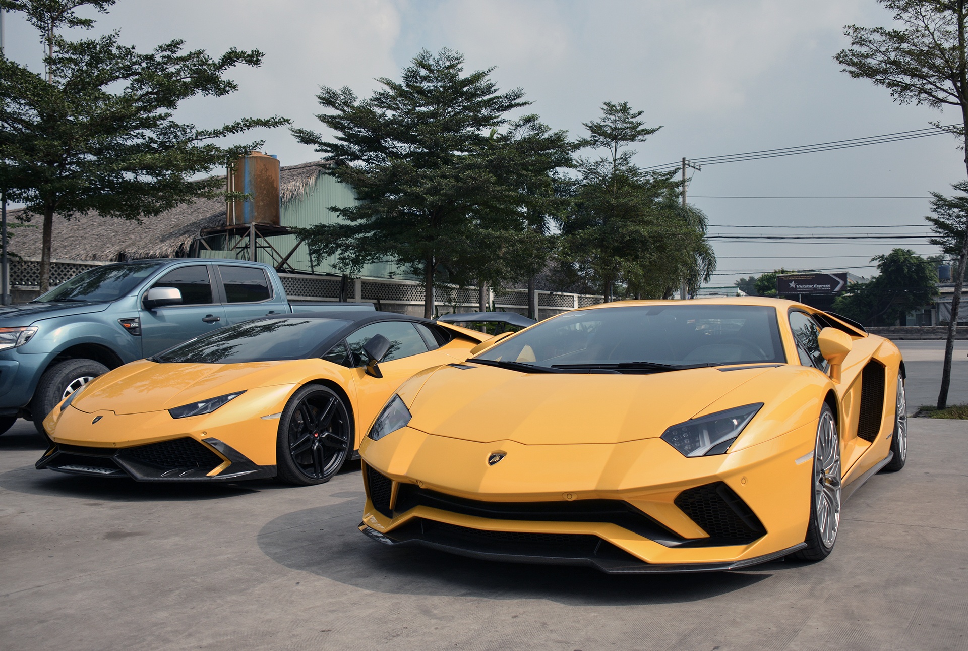 Sieu xe Lamborghini Aventador S 40 ty o Sai Gon lan dau di xa hinh anh