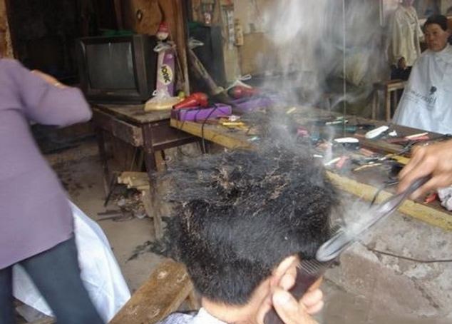 Cat toc bang thanh kim loai dot nong hinh anh