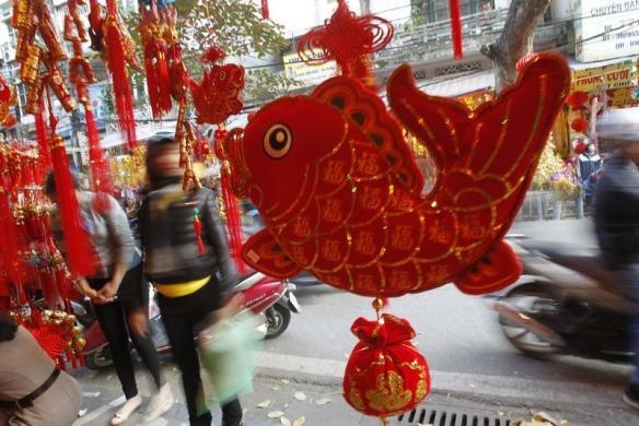 Khong khi don Tet ron rang o chau A hinh anh