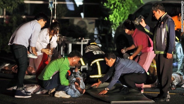 Vien duong lao o Han Quoc chay, 21 nguoi chet hinh anh