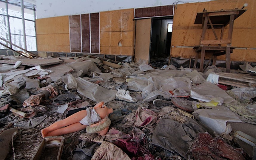 Bong ma phong xa sau tham hoa hat nhan Chernobyl hinh anh