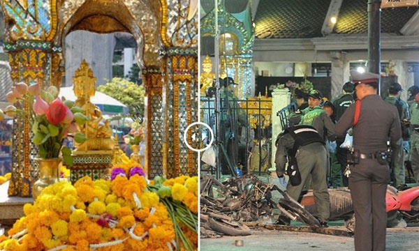 Den Erawan truoc va sau vu danh bom rung chuyen Bangkok hinh anh