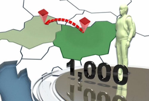 Mo phong dong nguoi di tu Hungary toi bien gioi voi Ao hinh anh