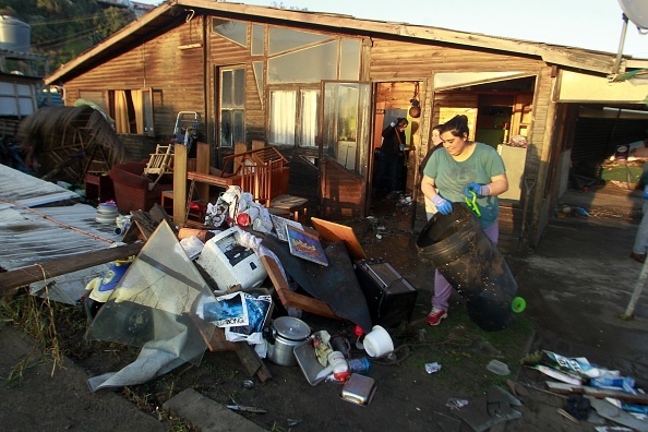 Dan Chile don dong do nat sau dong dat 8,3 do Richter hinh anh