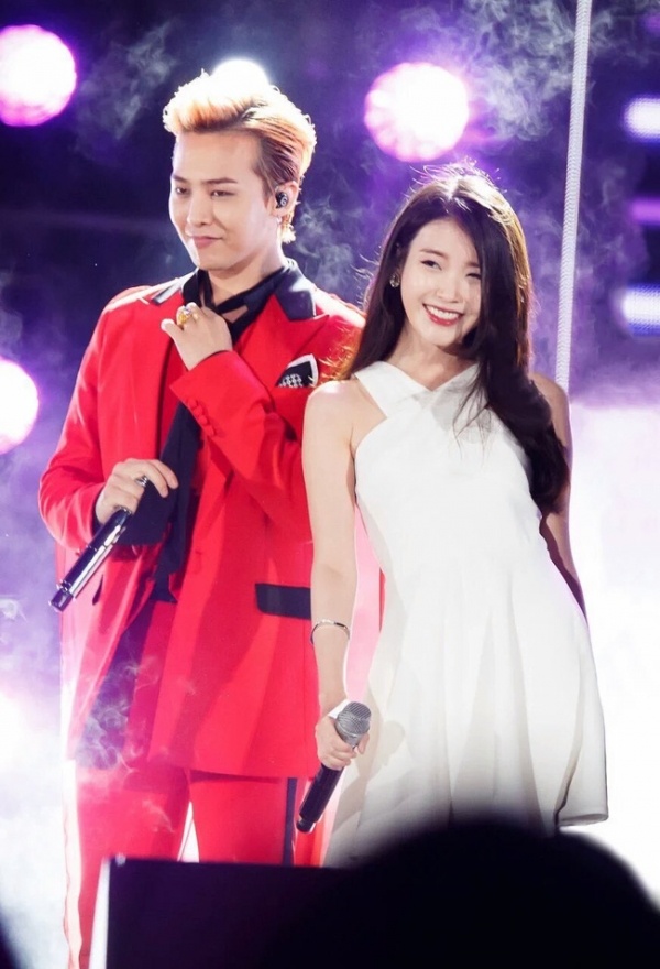 G-Dragon hop tac voi IU anh 1