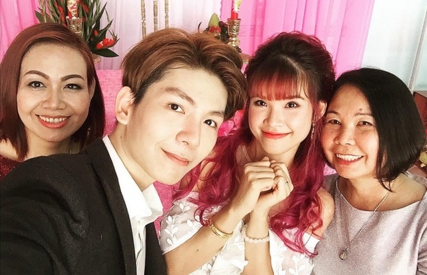 Khoi My va ban trai Kelvin Khanh lam le dinh hon hinh anh