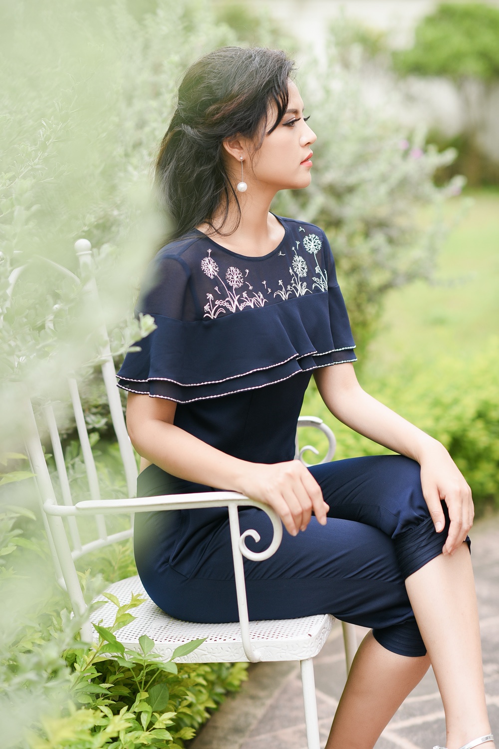 Thu Quynh Song chung voi me chong chup anh thoi trang anh 9