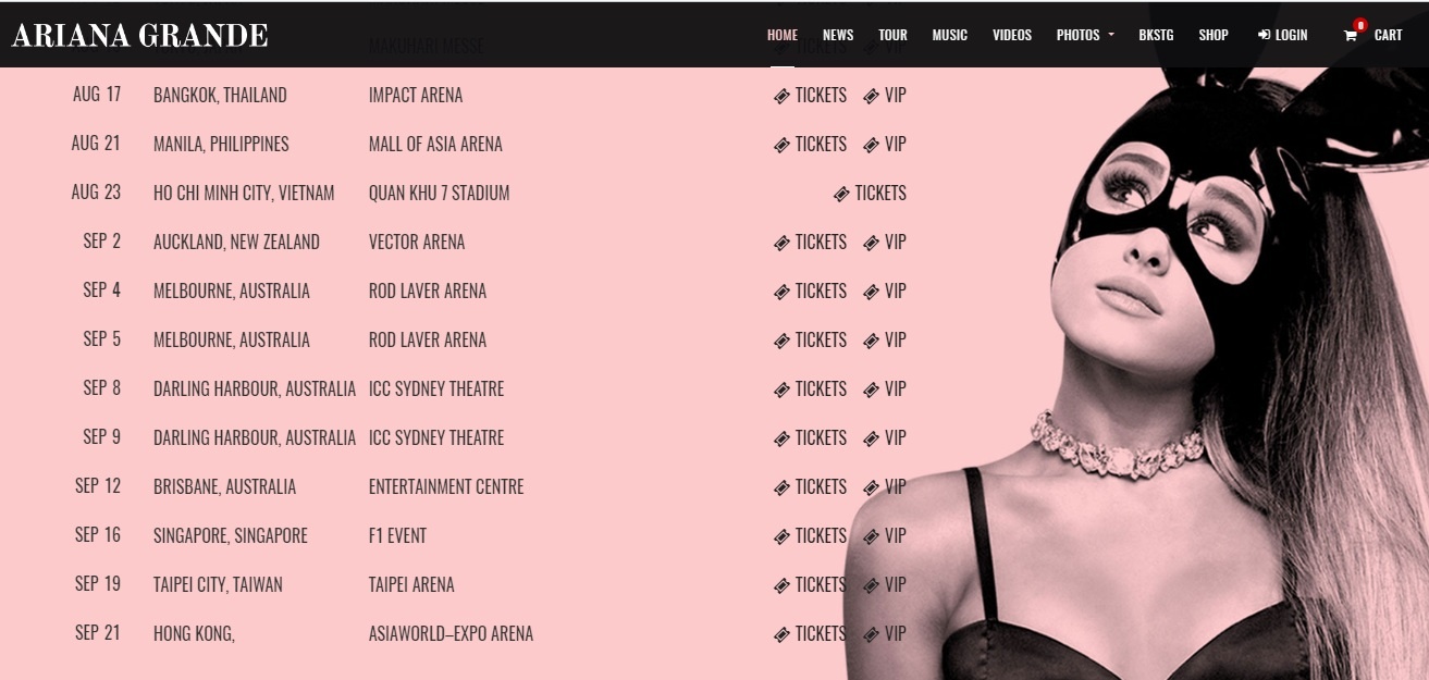 Ariana Grande đến việt nam ảnh 1 Ariana Grande den viet nam anh 1