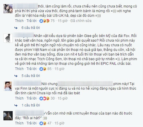 Glee bản việt gây tranh cãi ảnh 2 Glee ban viet gay tranh cai anh 2