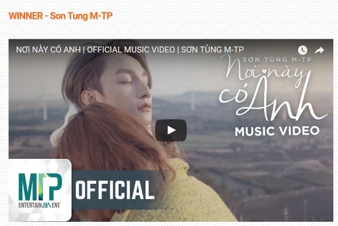 Sơn Tùng thắng giải quốc tế ảnh 1 Son Tung thang giai quoc te anh 1