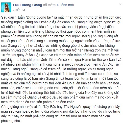 Lưu Hương Giang đạo ý tưởng ảnh 1 Luu Huong Giang dao y tuong anh 1