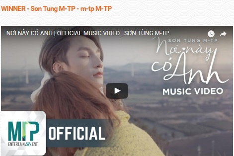 Sơn Tùng thắng giải Album xuất sắc nhất ảnh 1 Son Tung thang giai Album xuat sac nhat anh 1