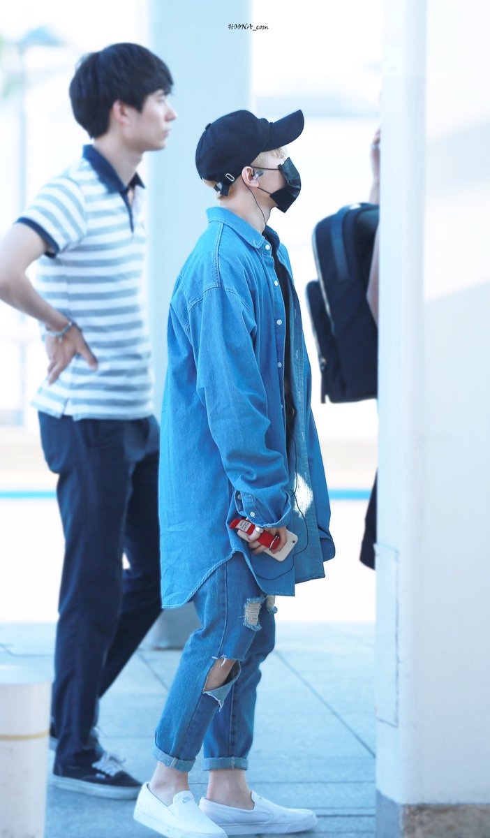 Sao Han mac double denim anh 10