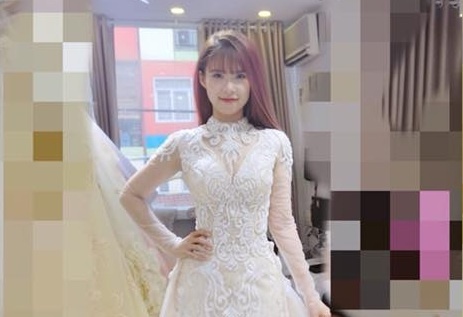 Khoi My thu vay cuoi truoc ngay to chuc hon le hinh anh