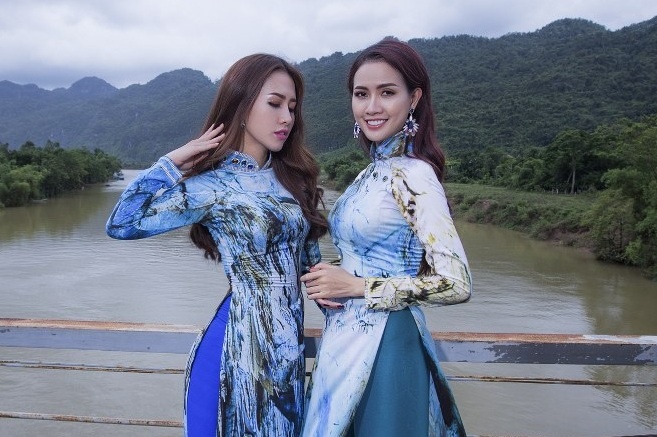 Trinh dien ao dai tai Lien hoan phim Viet Nam lan thu 20 hinh anh